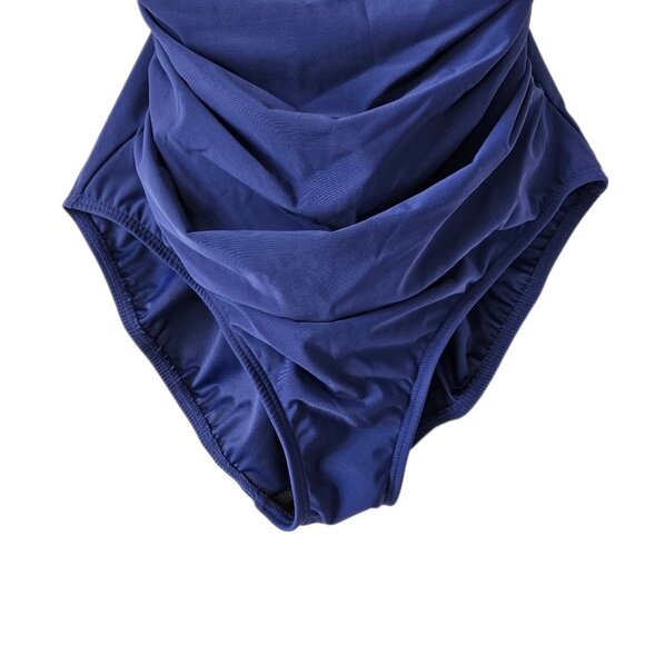 Miraclesuit Blockbuster One Piece Swimsuit India Ink Navy Blue 14 - Picture 5 of 11